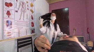 unexpected erection in front of the nurse